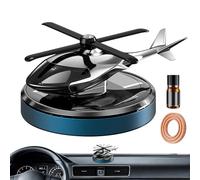 Solar Dashboard Diffuser - Helicopter Fragrance, Perfume | Car Airflow Freshener Device, Sunlight Driven Design for Cabin Vent Use, Interior Decoration Piece, SUV Scent Feature, Truck Console