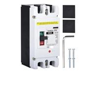 Solar DC/AC MCCB Molded Case Circuit Breaker 500V 25KA 100A/125A/160A/200A/250A Breaker 1Pcs(125A)