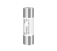 Solar DC Fuses 1000V PV Photovoltaic 6A 10A 15A 20A 25A 30A DC Fuse Holder Base For Solar Short Circuit Protection 1Pcs(6A fuse)