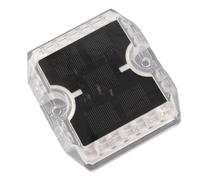 Solar Deck Light High-Efficiency LED Motion Sensor Light for Gardens and Pathways PC Material 11.5x10.5cm