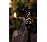 Solar Deco Flame Torch 46 Leds Luxform Black One Size