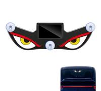 Solar Demon Eye LED Car Window Light, Devils Eyes Lights for Windshield, Animated Demon Eye Rear Window Display, Wireless Rgb Exterior Atmosphere Lamp for Parking Decor and Car Shows (B)
