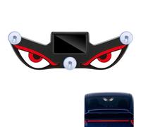 Solar Demon Eye LED Car Window Light, Devils Eyes Lights for Windshield, Animated Demon Eye Rear Window Display, Wireless Rgb Exterior Atmosphere Lamp for Parking Decor and Car Shows (D)