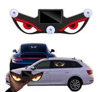 Solar Demon Eye LED Car Window Light - Solar & USB Powered Devil Eyes, Suction Cup Installation, Vibration & Light Sensor, Waterproof LED for Cars, Trucks & SUVs (D1)