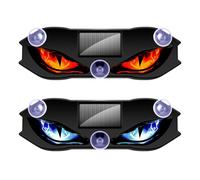 Solar Devil Eye LED Window Lights，Red & Blue