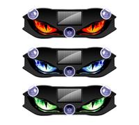 Solar Devil Eye LED Window Lights，Red & Blue & Green