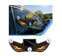 Solar Devils Eyes Light for Windshield, 3 Modes Demon Eye LED Car Window Lights with Light Sensor, Suction Mount Solar/USB Powered for Cars Trucks Windshield Rear/Side Window Night Decoration(Orange)