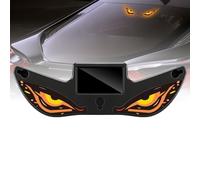 Solar Devils Eyes Light for Windshield Demon Eye LED Car Window Lights | 6 Modes, with Light Sensor, Suction Mount, Solar/USB Powered, for Car Windshield Rear/Side Window Night Decoration