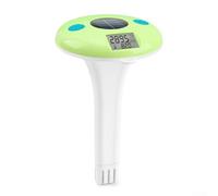 Solar Digital Pool Thermometer with Salinity Feature, Waterproof and Battery for Easy Temperature Monitoring in Pools and Bathtubs