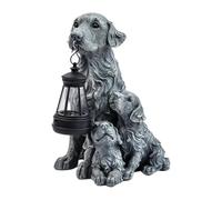 Solar Dog Statue, Garden Lantern Figurine Light Decor, Practical Yard Aid, Functional Patio Supply, Portable Porch Accessory, for Lawn Landscape Courtyard Pathway Walkway Home Apartment Daily Routine