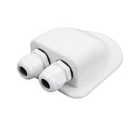 Solar Double Cable Entry Gland IP68 ABS UV Proof Easy Installation Wide Compatibility for RV Boat