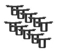 Solar Drainage Clips, Panel Edge Mount Clamp Kit, Anti Rust Water Flow Diverter Set, PV Module Cleaning Accessory Pack, Roof Dust Prevention Drain System, Solar Panel Maintenance