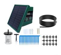 Solar Drip Irrigation System with Adjustable Timer for Automated Watering, Supporting For Healthy Growth of Potted Plants, Vegetables, and Fruit Trees