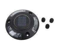 Solar Driveway Marker Light Aluminium Alloy Solar Powered Outdooor IP68 Waterproof LED Road Studs Lamp for Sidewalk Pathway (Yellow Light)