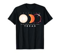 Solar Eclipse 2024 Shirt Texas Total Eclipse America Graphic T-Shirt