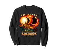 Solar Eclipse 2026 Shirt Zaragoza Spain Total Eclipse Sweatshirt