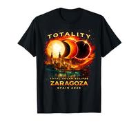 Solar Eclipse 2026 Shirt Zaragoza Spain Total Eclipse T-Shirt