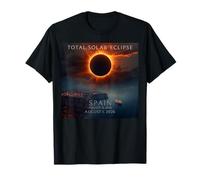 Solar Eclipse 2026 Spain Cruise Sea Totality Family Trip T-Shirt