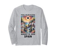 Solar Eclipse August 12 2026 Spain Total Long Sleeve T-Shirt