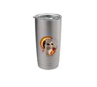Solar Eclipse Cat August Space Design Stainless Steel Insulated Tumbler