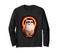 Solar Eclipse Cat Spain 8/12/2026 Long Sleeve T-Shirt