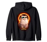 Solar Eclipse Cat Spain 8/12/2026 Zip Hoodie