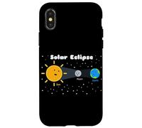 Solar Eclipse Earth science American Totality Men Women Kids Case for iPhone X/XS