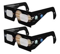 Solar Eclipse Glasses ISO 12312-2 CE Certified | Eclipse Glasses for Safe Sun Viewing | European Manufacturer | Eclipse 2026 | 2 Pack