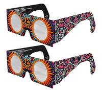Solar Eclipse Glasses ISO 12312-2 CE Certified | Eclipse Glasses for Safe Sun Viewing | European Manufacturer | Eclipse 2026 | 2 Pack