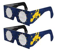 Solar Eclipse Glasses ISO 12312-2 CE Certified | Eclipse Glasses for Safe Sun Viewing | European Manufacturer | Eclipse 2026 | 2 Pack