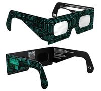 Solar Eclipse Glasses ISO 12312-2 & CE Certified - Safe Solar Viewing for Direct Sun & August 2026 Eclipse | Paper Cardboard Frame, Made in EU | For Kids & Adults | 2 Pack | Voltage