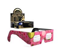 Solar Eclipse Glasses ISO 12312-2 & CE Certified - Safe Solar Viewing for Direct Sun & August 2026 Eclipse | Paper Cardboard Frame, Made in EU | For Kids & Adults