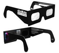 Solar Eclipse Glasses ISO 12312-2 & CE Certified - Safe Solar Viewing for Direct Sun & August 2026 Eclipse | Paper Cardboard Frame, Made in EU | For Kids & Adults | 2 Pack | Helmet