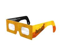 Solar Eclipse Glasses ISO 12312-2 & CE Certified - Safe Solar Viewing for Direct Sun & August 2026 Eclipse | Paper Cardboard Frame, Made in EU | For Kids & Adults