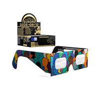 Solar Eclipse Glasses ISO 12312-2 & CE Certified - Safe Solar Viewing for Direct Sun & August 2026 Eclipse | Paper Cardboard Frame, Made in EU | For Kids & Adults