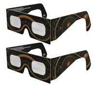 Solar Eclipse Glasses ISO 12312-2 & CE Certified - Safe Solar Viewing for Direct Sun & August 2026 Eclipse | Paper Cardboard Frame, Made in EU | For Kids & Adults