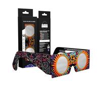 Solar Eclipse Glasses ISO 12312-2 & CE Certified - Safe Solar Viewing for Direct Sun & August 2026 Eclipse | Paper Cardboard Frame, Made in EU | For Kids & Adults | 10 Pack | Sunburst