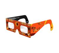 Solar Eclipse Glasses ISO 12312-2 & CE Certified - Safe Solar Viewing for Direct Sun & August 2026 Eclipse | Paper Cardboard Frame, Made in EU | For Kids & Adults | 10 Pack | Fiesta