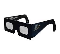 Solar Eclipse Glasses ISO 12312-2 & CE Certified - Safe Solar Viewing for Direct Sun & August 2026 Eclipse | Paper Cardboard Frame, Made in EU | For Kids & Adults | 1 Pack | Stranded