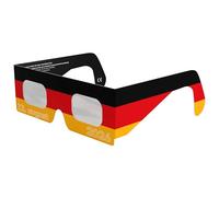 Solar Eclipse Glasses ISO 12312-2 & CE Certified - Safe Solar Viewing for Direct Sun & August 2026 Eclipse | Paper Cardboard Frame, Made in EU | For Kids & Adults | 1 Pack | DE