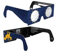 Solar Eclipse Glasses ISO 12312-2 & CE Certified - Safe Solar Viewing for Direct Sun & August 2026 Eclipse | Paper Cardboard Frame, Made in EU | For Kids & Adults | 2 Pack | EU