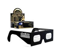 Solar Eclipse Glasses ISO 12312-2 & CE Certified - Safe Solar Viewing for Direct Sun & August 2026 Eclipse | Paper Cardboard Frame, Made in EU | For Kids & Adults | 50 Pack | Stranded