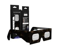 Solar Eclipse Glasses ISO 12312-2 & CE Certified - Safe Solar Viewing for Direct Sun & August 2026 Eclipse | Paper Cardboard Frame, Made in EU | For Kids & Adults | 10 Pack | Goldline
