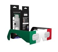Solar Eclipse Glasses ISO 12312-2 & CE Certified - Safe Solar Viewing for Direct Sun & August 2026 Eclipse | Paper Cardboard Frame, Made in EU | For Kids & Adults | 10 Pack | IT