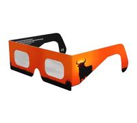 Solar Eclipse Glasses ISO 12312-2 CE Certified | Safe Solar Viewing Glasses UK | Paper Cardboard Frame | Total Solar Eclipse August 2026 | Made in EU | 1 Pack | Bull