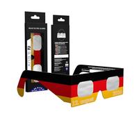 Solar Eclipse Glasses ISO 12312-2 CE Certified | Safe Solar Viewing Glasses UK | Paper Cardboard Frame | Total Solar Eclipse August 2026 | Made in EU | 2 Pack | DE