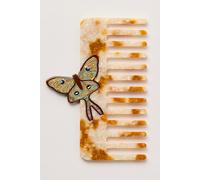 Solar Eclipse Hand-Painted Wide Tooth Comb at Free People in Luna Moth