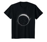 Solar Eclipse Moon and Sun Cool Event Graphic T-Shirt, Youth, Black, 2T