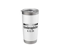 Solar Eclipse Umbraphile Total Path of Totality Tops & Stuff Stainless Steel Insulated Tumbler