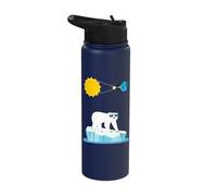 Solar eclipses Chaser Eclipse Glasses Polar Bears Lover Stainless Steel Insulated Water Bottle